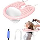 DIALDRCARE Inflatable Washing Hair Basin ShampooTray-Medical for The Disabled,Pregnant Women,Bedridden and Handicapped,Elderly&Child-Wash While in Wheelchair or Chair at Home
