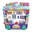 Shopkins Real Littles Snack Time 8 Pack, 8 Plus 8 Real Mini Packs Including 5 Hidden Surprises Inside.