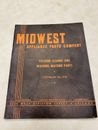 1938 Midwest Appliance Parts Company Catalog # 109