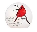 Stony Creek Angel Cardinals 7" Lighted Round Orb, CBC2261 (an Angel is Near)
