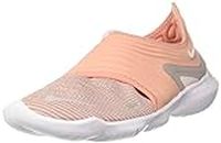 Nike Women's Free Rn Flyknit 3.0 Quartz/White-Echo Pink Trail Running Shoes-6 Kids UK (AQ5708)