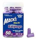 Mack's Slim Fit Soft Foam Earplugs, 50 Pair