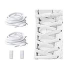 Galinpo Tieless Elastic Shoe Laces, No Tie Shoelaces for Kids/Adults（White）