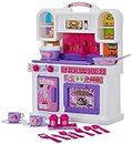 Toyzone Kitchen Set -| Multicolor | Kitchen Set/Play Set for Girls | Role Play Set | Cooking Toy | Pretend Play Kitchen Accessories Set | Household Set (Disney - Princess Kitchen Set)