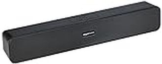 amazon basics Bluetooth Speaker 5.3 Soundbar with 16W RMS, 2000mAh Battery, Upto 19 Hrs Playtime Aux/USB Port (Black)