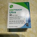 OneTouch Ultra Diabetic Test Strips 50 CT Exp 01/31/2025 New In Box.
