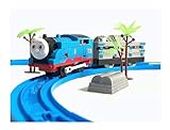 KITIKITTZ Tomas Train Toys Track Set for Kids | Train Track Set with Sound and Flashing Lights | Battery Operated Adventure Train Set
