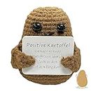 Positive Potato Pocket Hug Geschenk, Mini-Plüsch Figuren Lustige Kartoffel Puppe, Kartoffelspielzeug, für Freundin, für Frauen, Mutmacher , für Freund