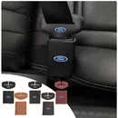 Car Seatbelt Cover Leather Seats Safety Buckle Base Protectors For Ford Kuga Escape Mondeo Fiesta
