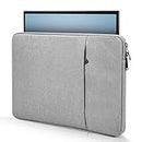 15.6 Inch Portable Monitor Case Computer Sleeve Bag for MNN Newsoul KYY InnoView Arzopa QQH ViewSonic ZSCMALLS Cocopar Lepow 15.6" Portable Monitors Computer Bag,Size-15"x10.8" Light Grey