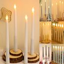 LED Flameless Taper Candles Lamp Party Dinner Window Electric Long Candle Lights