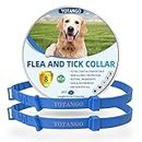 YOTANGO Dog Collar Repellent 2-Pack-Built-in Pant-Based Formula Strong Repellency Slow Release, Pleasant Aroma, Waterproof - Blue