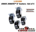 JOBOX 6" Caster Set 1-321990 New