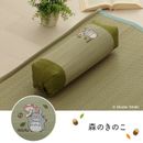 My Neighbor Totoro Tatami Fabric Pillow with Pipe Filling Igusa Green
