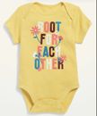 Old Navy Girl Size 6-12 Months ~ Short Sleeve Bodysuit ~ Root For Each Other