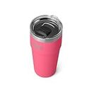 YETI Rambler 20 oz Stackable Tumbler, Stainless Steel, Vacuum Insulated with MagSlider Lid, Tropical Pink