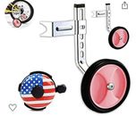 Ciao! Sports & Outdoors Adjustable Variable Speed Bicycle Training Wheels pink