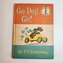 Dr. Seuss Go Dog Go! de colección Libro P.D. Eastman 1961 club de lectura raro 