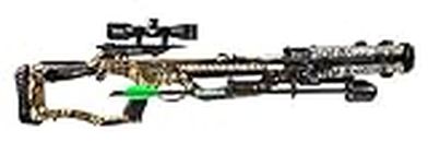 Barnett Whitetail Hunter Crossbow, with 4x32mm Multi-Reticle Scope, 2 Arrows, Lightweight Quiver, STR with Crank Device