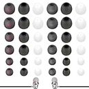 36 Earphone Earbud Tips 3 Size Silicone Replacement Earbuds Caps Noise Isolation Comfort Rubber Ear Bud Tips Compatible with Beats by dr dre Powerbeats Pro Wireless Earphones 4.5mm to 6mm Headphones
