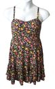 Old Navy Floral Tiered Cami Mini Dress Size Medium 