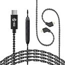 YINYOO CCZ Melody IEM Upgraded USB Type-c Cable, Original Replacement Cable Detachable Earphones Cable for kbear ks1 ks2 Lark Robin Rosefinch ccz Melody Coffee Bean Warrior Earbuds Headphones
