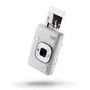 Fujifilm instax mini LiPlay Stone White - Fotocamera Ibrida Istantanea e Digitale, Registra 10�” di Audio sulla Foto con la Funzione “Sound”, Remote Shooting e Bluetooth, Foto formato 62 x 46 mm