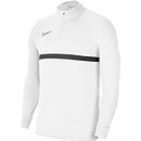 Nike Men's Dri-FIT Academy 21 Training Sweatshirt, White/Black/Black/Black, XL