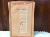 Loeb Classical Library (1962) - Propertius Libri I-IV