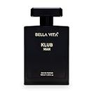 Bella Vita Luxury KLUB Man Eau De Parfum Perfume with Lemon, Rose, Patchouli, Vanilla|Premium, Long Lasting Citrusy Aromatic Fragrance for Men, 100 ML