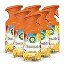Air Wick Traumziele Karibischer Mangotraum – Fruchtig-süßes Duftspray ohne feuchten Niederschlag – Duft: Mango – 6 x 250 ml