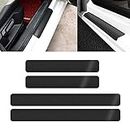 Xotic Tech Car Door Edge Guards Door Sill Protector Film Automotive Anti-Collision Carbon Fiber Vinyl Wrap Stickers for Most Cars Accessories (3D Black 2.7Inch Wide, 2Ft/1.25Ft)