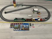 LEGO 60198 City Cargo Train Remote Control Train & Track  Kit Retired With Book