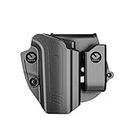 Orpaz C-Series PPQ Holster Compatible with Walther PPQ Holster, OWB Holster, Level I Retention, with Walther PPQ m2 Magazine Holder - Unisex - Will Secure Your Handgun with a Tactical Appearance