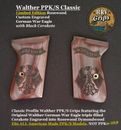 Walther PPK/S Custom Rosewood Limited Ed Classic Orig War Eagle Black Cerakote 