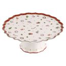 NEW V&B Christmas Toys Delight Footed Cake Plate Small 21cm