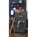 Wade Logan® Hundo 8 Drawer Rolling Storage Chest Wood/Solid Wood in Gray | 40.25 H x 20.75 W x 15.35 D in | Wayfair