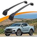 Snailfly Upgraded Crossbar Fit for 2021 2022 2023 Hyundai Santa Cruz SE SEL Premium Night Limited Roof Rack Top Cargo Carrier Cross bar Aluminum Automotive Exterior Accessories (NOT for Naked Roof)