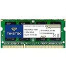 Timetec 8 GB DDR3L-1600 MHz PC3L-12800 / PC3-12800 (PC3L-12800S) Nicht-ECC ungepuffert 1,35 V/1,5 V CL11 2Rx8 Dual Rank 204 Pin SODIMM Laptop Notebook PC Computer Speicher RAM Modul Upgrade