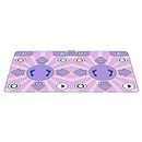 Children's and Adult Dance Mats, TV and Computer Dual-User Electronic Music Dance Mats, 100 Built-in Music, 68 Sensory Games, Remote Control, Plug and Play Livre Tissu (Multicolor, One Size)