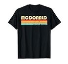 MCDONALD Nom de famille drôle rétro années 90 anniversaire réunion T-Shirt