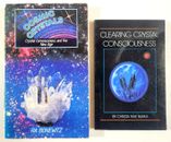 Lote de 2 Libros De Colección Alternativa Curación Oculta Cristal Conciencia Cósmica Raro