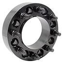 Wheel Accessories Parts 1 Piece Steel Front 2.00" Wheel Spacers Adapters 8 on 6.50" 116.7mm Hub Centric 14mm 1.50 Lugs 2001 to 2010 Chevy Silverado GMC Sierra 2500 3500 HD Single Rear Wheel Only