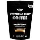 Colombian Brew Premium Arabica Ground Coffee, Vienna Roast, 250g