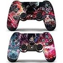 Elton PS4 Controller Designer 3M Skin for Sony PlayStation 4 DualShock Wireless Controller - Anime (Pack – 2 & 4 Anti-slip Thumb Stick Caps Only) [video game]