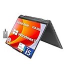 Lenovo Yoga 7i 2-in-1 14" 2.2K Touchscreen Laptop, Intel Core i5-1335U, 16GB LPDDR5, 1TB SSD, Intel Iris Xe, Backlit Keyboard, Fingerprint Reader, FHD Webcam, WiFi 6E, Win 11, Grey, 32GB USB Card