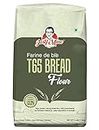 JOSEF MARC Farine De Ble T65 Bread Flour, 4 LBS (1.8kg) - Unbleached & High Protein Flour, All Purpose Bread Flour, Strong Bread Flour