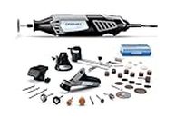 Dremel 4000-4/34 Variable Speed Rotary Tool Kit - Engraver, Polisher, and Sander- Perfect for Cutting, Detail Sanding, Engraving, Wood Carving, and Polishing- 4 Attachments & 34 Accessories , Gray