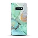 COLORflow Polycarbonate Samsung S10E Back Cover, Beautiful Green Marble, Designer Printed Hard Case Bumper Back Cover For Samsung Galaxy S10E