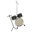Broadway Gifts Co Polished Black Drum Set 3 inch Wood and Brass Hanging Ornament